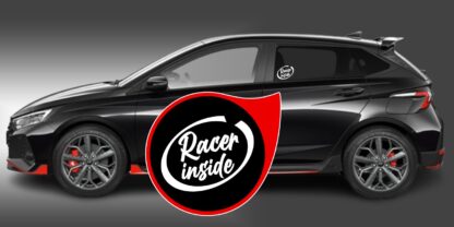 Racer inside Stickers Seitenscheibe