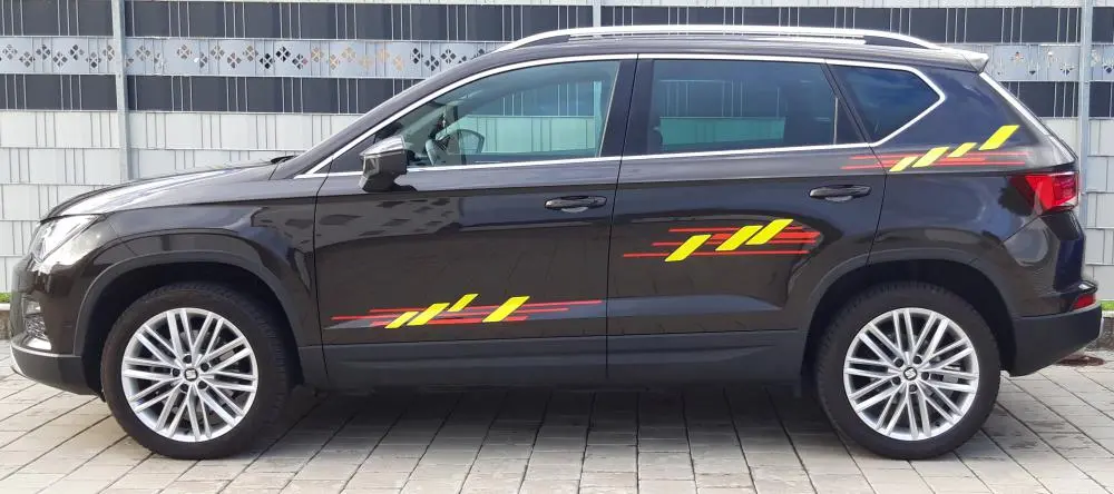 Seat Ateca Set 503 hellrot/hellgelb // Foto: Lothar Schabenberger