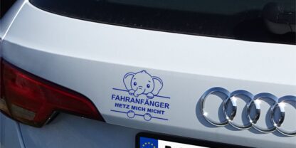 Fahranfänger Sticker Heck